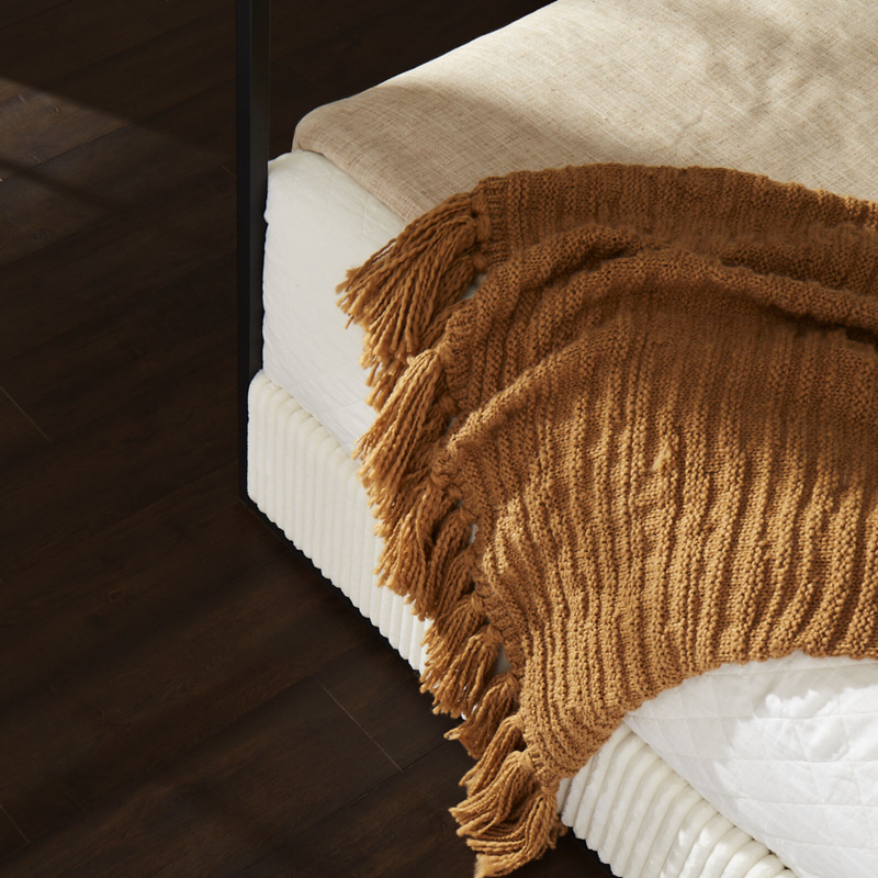 Karastan BelleLuxe Waterproof Flooring in a cozy home